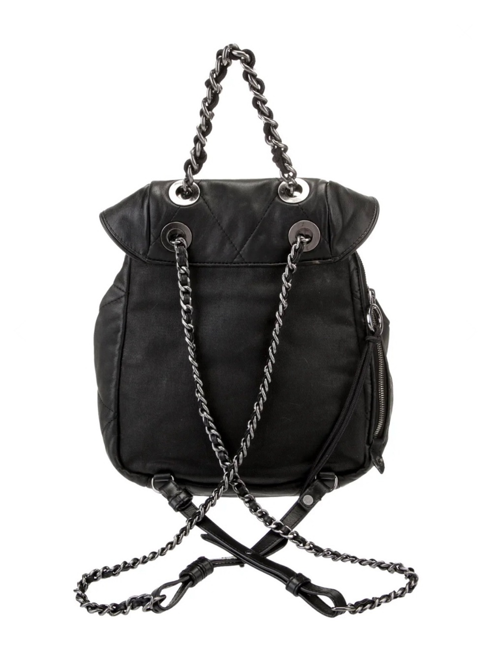 Diesel | Chain-linked Leather Backpack - Picture 3 of 7